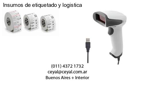 Insumos de etiquetado y logistica