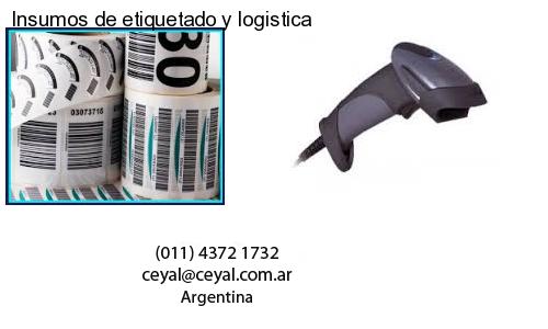 Insumos de etiquetado y logistica