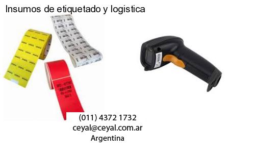 Insumos de etiquetado y logistica