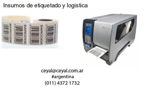 Insumos de etiquetado y logistica