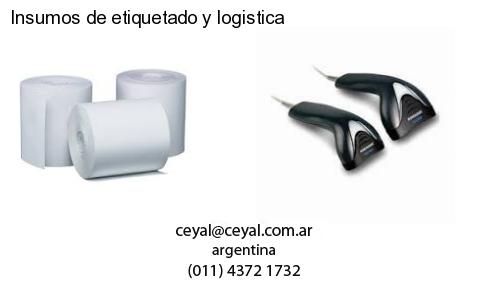 Insumos de etiquetado y logistica