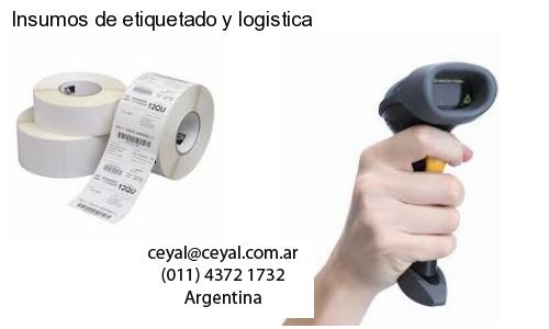 Insumos de etiquetado y logistica