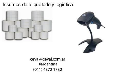Insumos de etiquetado y logistica