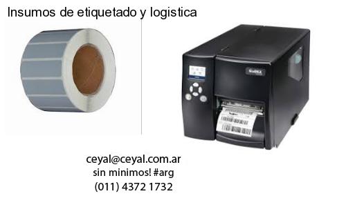 Insumos de etiquetado y logistica