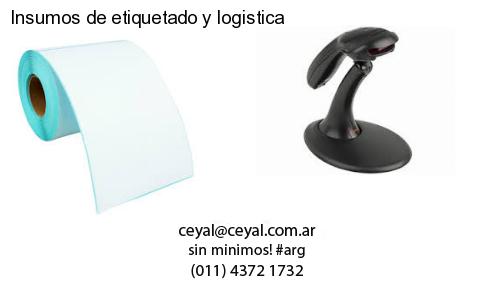 Insumos de etiquetado y logistica