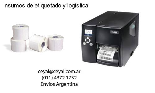 Insumos de etiquetado y logistica