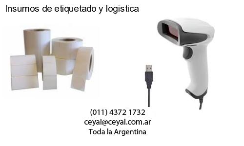 Insumos de etiquetado y logistica