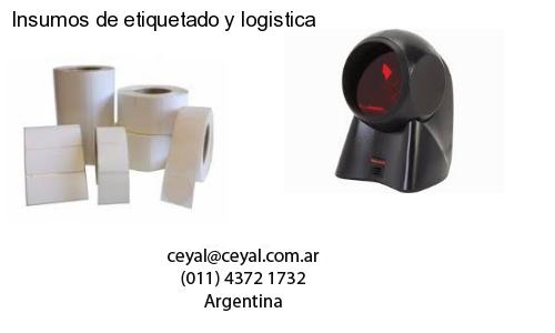 Insumos de etiquetado y logistica