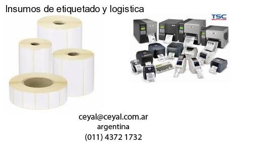 Insumos de etiquetado y logistica