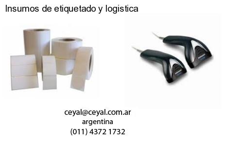 Insumos de etiquetado y logistica