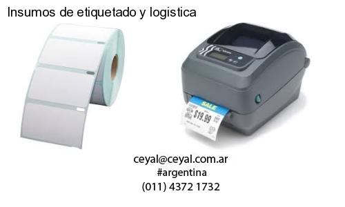 Insumos de etiquetado y logistica