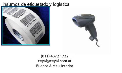 Insumos de etiquetado y logistica