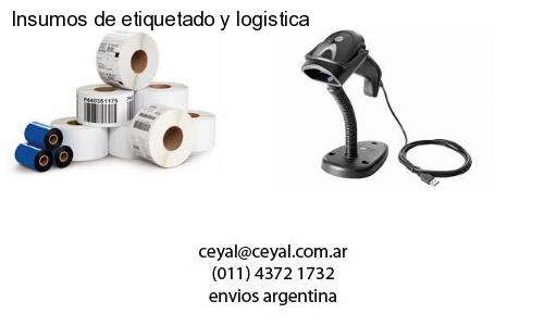 Insumos de etiquetado y logistica