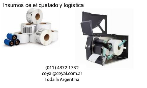 Insumos de etiquetado y logistica