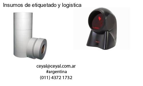 Insumos de etiquetado y logistica