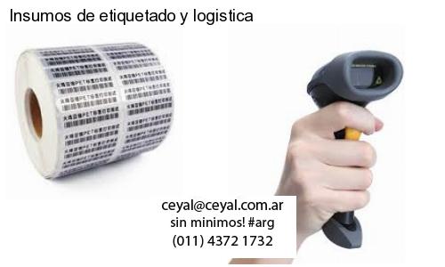 Insumos de etiquetado y logistica