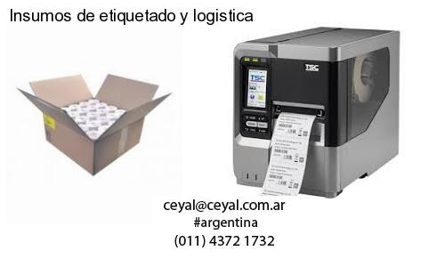 Insumos de etiquetado y logistica