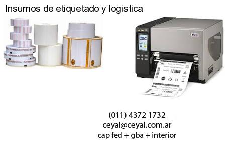 Insumos de etiquetado y logistica
