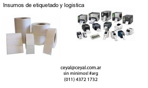 Insumos de etiquetado y logistica