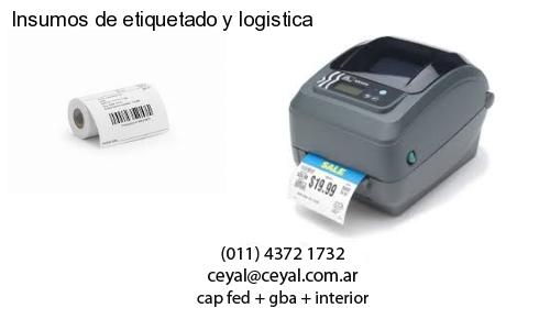 Insumos de etiquetado y logistica