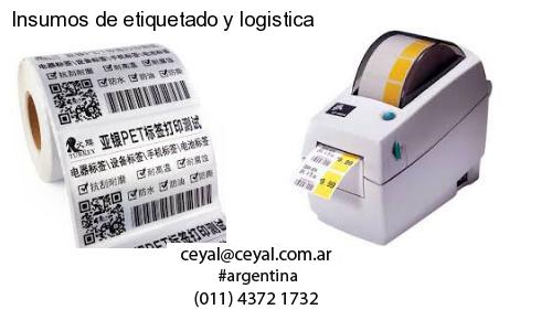 Insumos de etiquetado y logistica