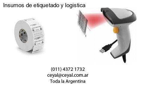 Insumos de etiquetado y logistica