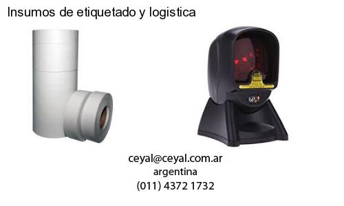 Insumos de etiquetado y logistica