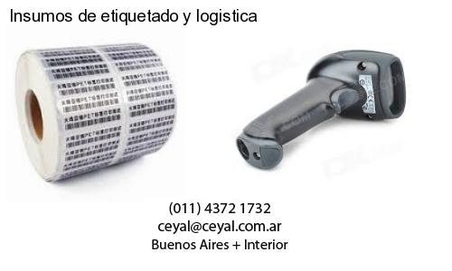 Insumos de etiquetado y logistica
