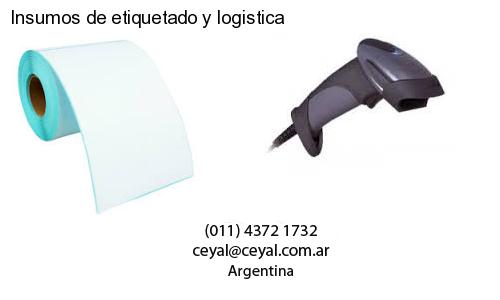 Insumos de etiquetado y logistica