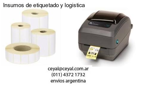 Insumos de etiquetado y logistica