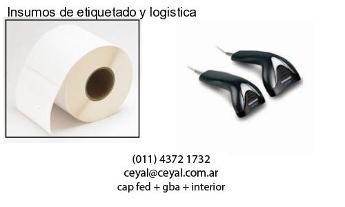 Insumos de etiquetado y logistica