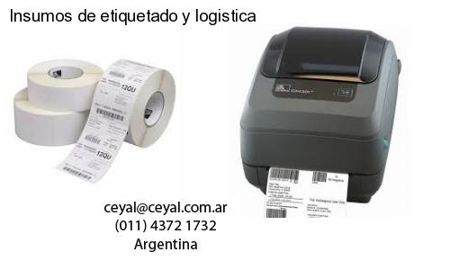 Insumos de etiquetado y logistica