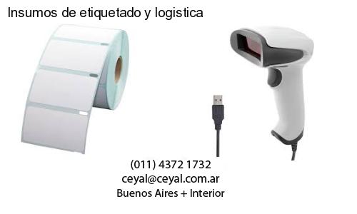 Insumos de etiquetado y logistica