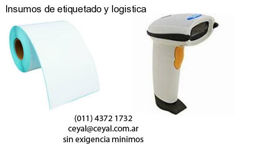 Insumos de etiquetado y logistica