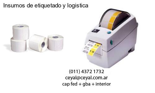 Insumos de etiquetado y logistica