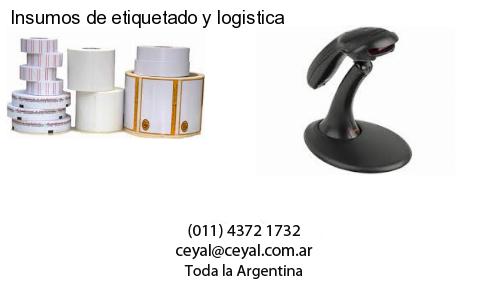 Insumos de etiquetado y logistica