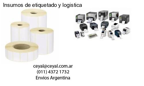 Insumos de etiquetado y logistica