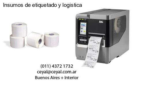 Insumos de etiquetado y logistica