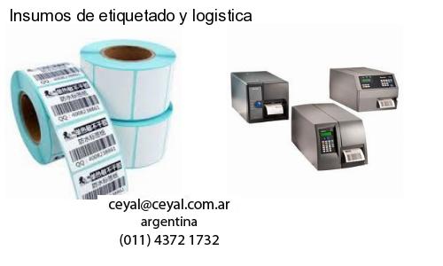 Insumos de etiquetado y logistica