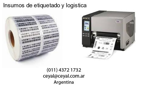 Insumos de etiquetado y logistica