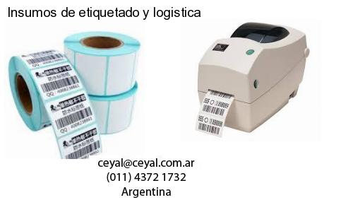 Insumos de etiquetado y logistica