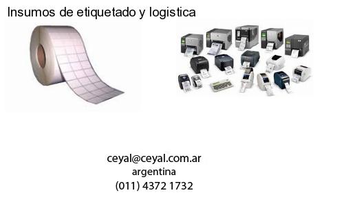 Insumos de etiquetado y logistica
