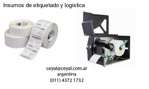 Insumos de etiquetado y logistica