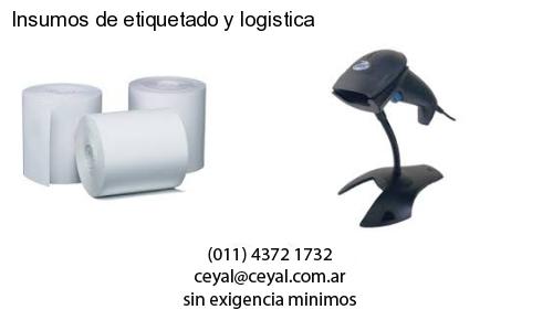 Insumos de etiquetado y logistica