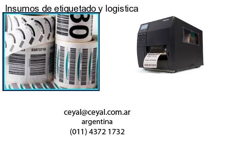 Insumos de etiquetado y logistica