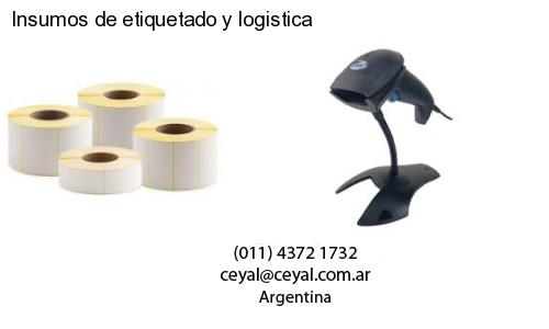 Insumos de etiquetado y logistica