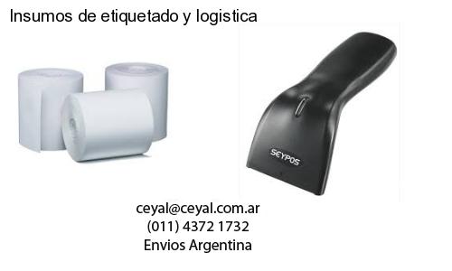 Insumos de etiquetado y logistica