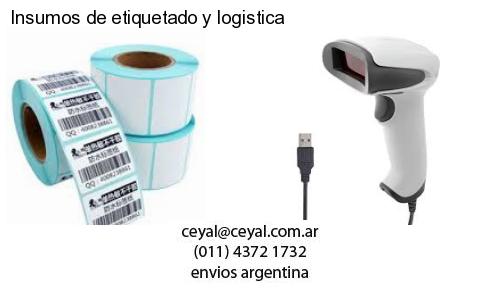 Insumos de etiquetado y logistica