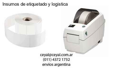 Insumos de etiquetado y logistica