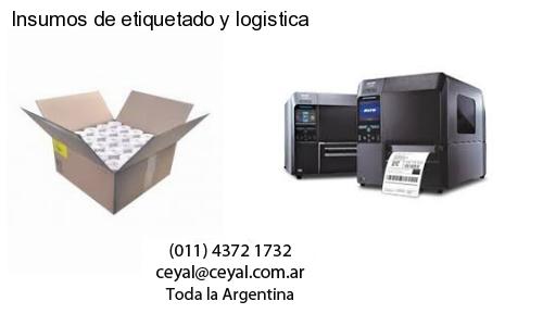 Insumos de etiquetado y logistica